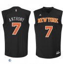 Camisetas NBA de Carmelo Anthony New York Knicks Negro Naranja