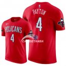 Camisetas NBA de Manga Corta Elfrid Payton New Orleans Pelicans Rojo 17/18