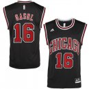 Camisetas NBA de Pau Gasol Chicago Bulls Negro