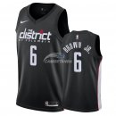 Camisetas NBA de Troy Brown Jr Washington Wizards Nike Negro Ciudad 18/19