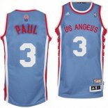 Camisetas NBA de L.A.Clippers ABA Paul Gris