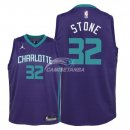 Camiseta NBA Ninos Charlotte Hornets Julyan Stone Púrpura Statement 2018