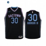 Camiseta NBA Ninos Sacramento Kings Glenn Robinson III Negro Ciudad 2020-21