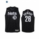 Camisetas de NBA Ninos Edición ganada Brooklyn Nets Spencer Dinwiddie Negro 2021