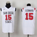 Camisetas NCAA San Diego State Kawhi Leonard Blanco