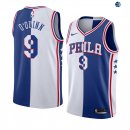 Camisetas NBA de Kyle O'Quinn Phildelphia Sixers Blanco Azul Split Edition