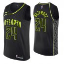 Camisetas NBA de Kent Bazemore Atlanta Hawks Nike Negro Ciudad 2018