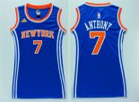 Camisetas NBA Mujer Carmelo Anthony New York Knicks Azul-1