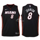 Camisetas de NBA Ninos Miami Heat Tyler Johnson Negro Icon 2018
