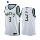 Camisetas NBA de Milwaukee Bucks George Hill Nike Blanco Association 2021