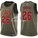 Camisetas NBA Salute To Servicio Cleveland Cavaliers Kyle Korver Nike Ejercito Verde 2018