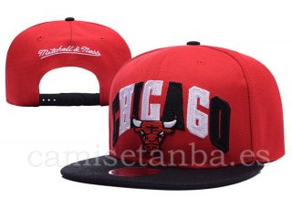 Snapbacks Caps NBA De Chicago Bulls Rojo Negro-4