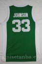 Camisetas NCAA Michigan Earvin Johnson Verde Blanco