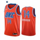 Camiseta NBA de Oklahoma City Thunder Sviatoslav Mykhailiuk Naranja Statement 2021