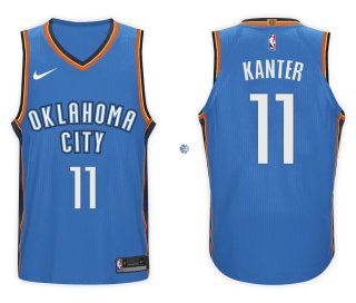 Camisetas NBA de Enes Kanter Oklahoma City Thunder Azul Icon 17/18