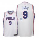 Camisetas de NBA Ninos Philadelphia Sixers Dario Saric Blanco Association 2018