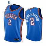 Camisetas NBA de Oklahoma City Thunder Shai Gilgeous Alexander 75th Season Diamante Azul Icon 2021-22