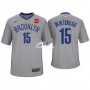 Camisetas NBA de Manga Corta Isaiah Whitehead Brooklyn Nets Gris 17/18