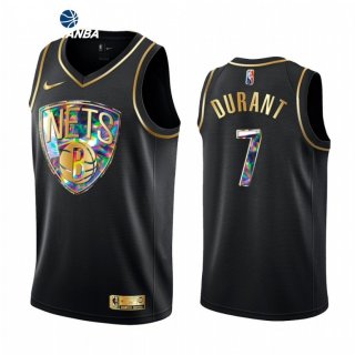 Camisetas NBA de Brooklyn Nets Kevin Durant Negro Diamante 2021-22