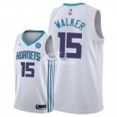 Camisetas NBA de Kemba Walker Charlotte Hornets Blanco 18/19