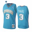 Camisetas NBA New Orleans Pelicans Chris Paul Verde Azul Throwback 2021