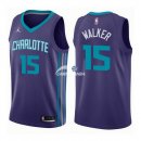 Camisetas NBA de Kemba Walker Charlotte Hornets Púrpura Statement 17/18