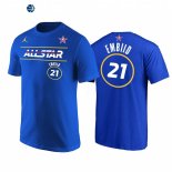T-Shirt NBA 2021 All Star Joel Embiid Azul