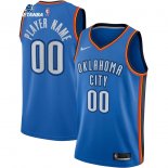 Camisetas NBA Oklahoma City Thunder Personalizada Azul Icon 2020