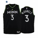 Camiseta NBA Ninos Minnesota Timberwolves Jaden McDaniels Negro Ciudad 2020-21