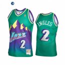 Camisetas NBA Utah Jazz Joe Ingles Verde Throwback 2021