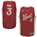 Camisetas NBA Miami Heat 2015 Navidad Wade Rojo