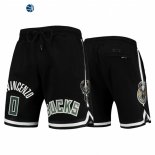 Camisetas NBA de Milwaukee Bucks Donte DiVincenzo Negro