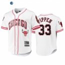 T Shirt NBA Chicago Bulls NO.33 Scottie Pippen Capsule Baseball Blanco 2022