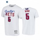 T-Shirt NBA Brooklyn Nets Jason Kidd BR Remix Blanco Hardwood Classics 2020