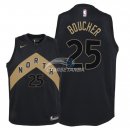 Camisetas de NBA Ninos Toronto Raptors Chris Boucher Nike Negro Ciudad 2018