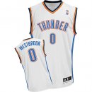 Camisetas NBA de Westbrook Oklahoma City Thunder Rev30 Blanco
