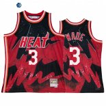 Camisetas NBA Miami Heat NO.3 Dwyane Wade Rojo Throwback 2022
