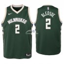 Camisetas de NBA Ninos Milwaukee Bucks Eric Bledsoe Verde Icon 2018