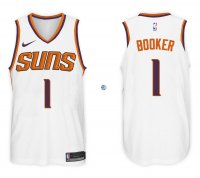 Camisetas NBA de Devin Booker Phoenix Suns Blanco Association 17/18