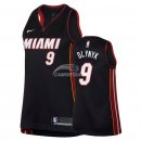Camisetas NBA Mujer Kelly Olynyk Miami Heat Negro Icon