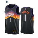 Camiseta NBA de Devin Booker Phoenix Suns Negro Ciudad 2020-21