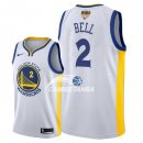 Camisetas NBA Golden State Warriors Jordan Bell 2018 Finals Blanco Association