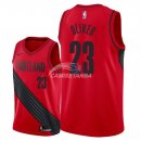 Camisetas NBA de Cameron Oliver Portland Trail Blazers Rojo Statement 2018