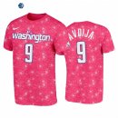 T Shirt NBA Washington Wizards NO.9 Deni Avdija Rose Ciudad 2022-23