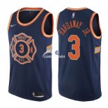 Camisetas NBA de Tim Hardaway Jr New York Knicks Nike Azul Ciudad 17/18