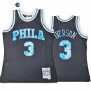 Camisetas NBA Philadelphia 76ers Allen Iverson Gris Throwback 2021