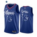 Camisetas NBA 2020 Navidad Los Angeles Clippers Paul George Azul
