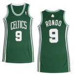 Camisetas NBA Mujer Rajon Rondo Boston Celtics Verde-1