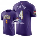 Camisetas NBA de Manga Corta Elfrid Payton New Orleans Pelicans Púrpura 17/18
