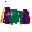 Pantalon NBA de Los Angeles Lakers Verde Purpura Split 2008